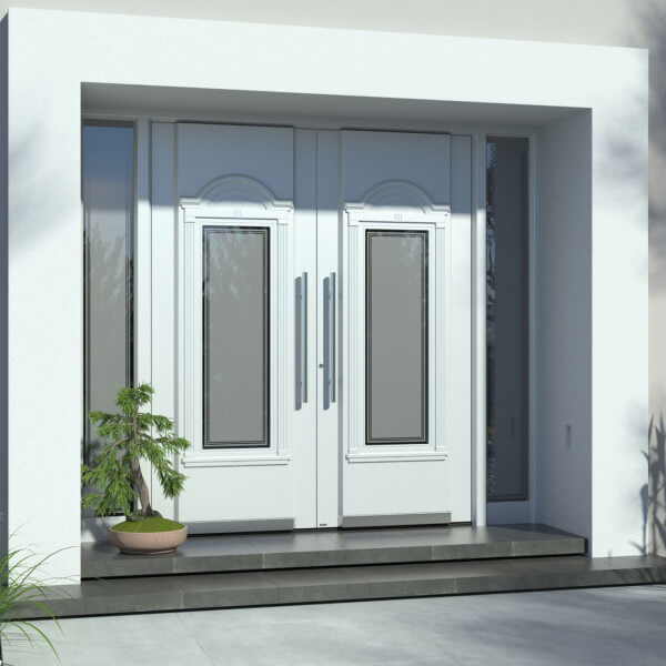 Puertas de entrada de aluminio 519
